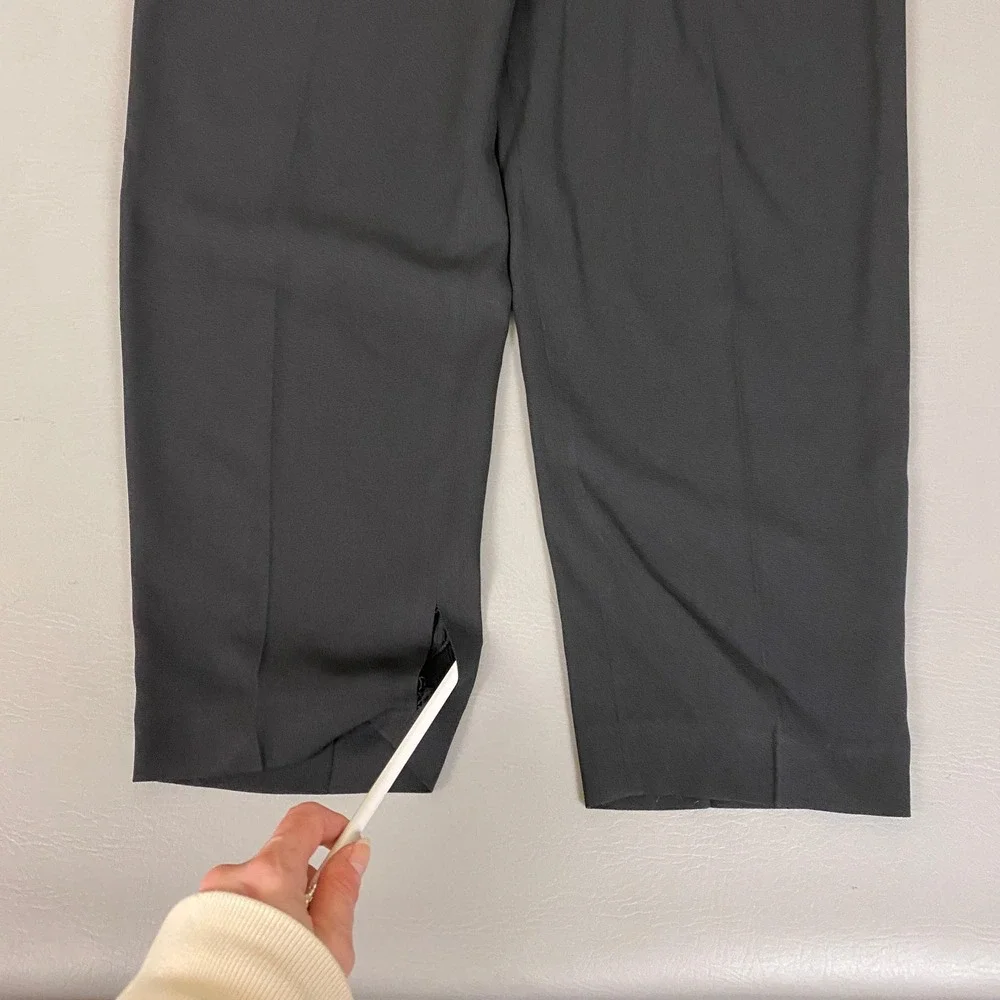 Evan-Picone Dress Pants Women's Size 16 Black Straight Leg *Flawed*